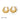 Jewelry wholesale Wholesale Trendy 304 Stainless Steel Hoop Earrings - 18K Gold Plated, Waterproof