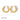 Jewelry wholesale Wholesale Trendy 304 Stainless Steel Hoop Earrings - 18K Gold Plated, Waterproof