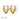 Jewelry wholesale Wholesale Trendy 304 Stainless Steel Hoop Earrings - 18K Gold Plated, Waterproof