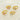 Wholesale Flower Elegant 304 Stainless Steel Hoop Earrings - 18K Gold Plated, Waterproof