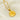 Wholesale Benedict Vintage 304 Stainless Steel Pendant Necklace – 18K Gold Plated, Chain 17.72in, Waterproof