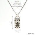 Wholesale Star Anchor Pendant Trendy 304 Stainless Steel Box Chain Necklace, Chain 19.69in, Waterproof