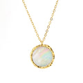 Wholesale Shell Classic 304 Stainless Steel Pendant Necklace – 18K Gold Plated, Chain 17.72in, Waterproof