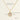 Wholesale Round Cubic Zirconia Halo Classic 304 Stainless Steel Pendant Necklace – 18K Gold Plated, Chain 17.72in, Waterproof