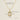 Wholesale Rectangle Cubic Zirconia Halo Classic 304 Stainless Steel Pendant Necklace – 18K Gold Plated, Chain 17.72in, Waterproof