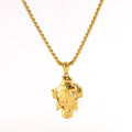 Jewelry wholesale Wholesale Eagle Animal Vintage 304 Stainless Steel Pendant Necklace – 18K Gold Plated, Chain 17.72in, Waterproof