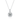 Wholesale Moissanite 1.0–3.0ct D/VVS1 Round-Cut Cushion Halo Pendant Necklace – 18K White-Gold Vermeil on S925 Silver, GRA Certified