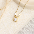 Jewelry wholesale (Copy)Wholesale Heart, Geometric, Pearl,304 Stainless Steel Pendant Necklace – 18K Gold Plated, Waterproof