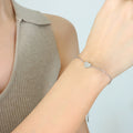 Jewelry wholesale Wholesale Trendy Stainless Steel PVD Heart Oval Chain Bracelets