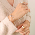 Jewelry wholesale New Arrival Classic 18K Gold Plated Heart Pendant Lips Chain Bracelets