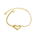 Jewelry wholesale Factory Direct Sale Waterproof Jewelry Hollow Out Heart Bracelets