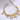Jewelry wholesale Trendy Stainless Steel Jewelry Zircon Star Moon Heart Charms Bracelets