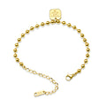Jewelry wholesale Classic Round Square Tag Heart Beads Pendant Beads Ball Chain Bracelet