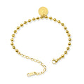 Jewelry wholesale Classic Round Square Tag Heart Beads Pendant Beads Ball Chain Bracelet