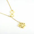 Jewelry wholesale Ins style creative combination pendant necklace women's simple and fashionable stainless steel long sweater chain jewelry
