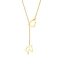 Jewelry wholesale Ins style creative combination pendant necklace women's simple and fashionable stainless steel long sweater chain jewelry