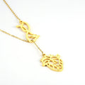 Jewelry wholesale Ins style creative combination pendant necklace women's simple and fashionable stainless steel long sweater chain jewelry