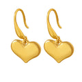 Jewelry wholesale Classic High Polish Waterproof Heart Dangle Earrings Drop Earrings