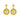 Jewelry wholesale French Sunflower Pearl Designer Stainless Steel Stud Earrings