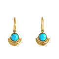 Jewelry wholesale New Arrival Blue Turquoise Boho Vintage Earrings