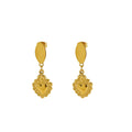 Jewelry wholesale New Arrival Titanium Steel Heart Gold Plated Earrings