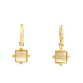 Jewelry wholesale Simple Cat's Eye Stone Boho Vintage Earrings