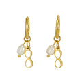 Jewelry wholesale Stainless Steel Earrings Natural Pearl Earrings
