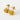 Jewelry wholesale Stainless Steel Rose Pendant Earrings In 18k Gold