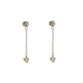 Jewelry wholesale Stainless Steel Tassel Heart Earrings