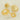 Jewelry wholesale Vintage Round Sunflower Pearl Stainless Steel Earrings