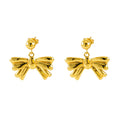 Jewelry wholesale Wholesale bow pendant stainless steel earrings