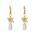 Jewelry wholesale Wholesale Little Fox Natural Stone Stainless Steel Earrings