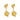 Jewelry wholesale Wholesale Pleated Pendant Stainless Steel Earrings