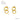 Jewelry wholesale INS Style 18k Gold Round Stainless Steel Stud Earrings
