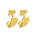 Jewelry wholesale Wholesale Stainless Steel Ginkgo Biloba Earrings for Women