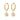 Jewelry wholesale Zircon Delicate Pendant Stainless Steel Earrings