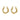 Jewelry wholesale 18K gold stainless steel U-shaped pearl earrings