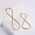 Jewelry wholesale Wholesale Stainless Steel Earrings with Figure of 8