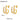 Jewelry wholesale Fine Jewelry Stainless Steel U Shape Heart Zircon Inlaid Hoop Earrings