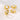 Jewelry wholesale Niche Fashion Simple Hundred Gold Color Circle Stainless Steel Earrings