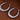 Jewelry wholesale Vintage Retro Jewelry Flat Twist Heart Pattern Waterproof Hoop Earrings
