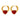 Jewelry wholesale Vintage Wholesale Stainless Steel Red Heart Waterproof Hoops Earrings