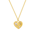 Jewelry wholesale Elegant Star Water Drop Zircon Heart Pendant Necklace Hoop Earrings