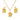 Jewelry wholesale 18K Gold Crinkle Lava Flower Stainless Steel Earrings Necklace Set