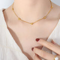 Jewelry wholesale Elegant Zircon Heart Studs Earrings Bracelets Necklaces Jewelry Set
