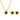 Jewelry wholesale Hot Selling Black Heart Pendant Necklace Studs Earrings Jewelry Set