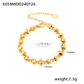 Jewelry wholesale Hot Sale Copper Hearts Link Chains Necklace Bracelet Jewelry Set