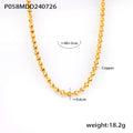 Jewelry wholesale Hot Sale Copper Hearts Link Chains Necklace Bracelet Jewelry Set