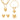 Jewelry wholesale Fashion Pearls Heart Studs Earrings Bracelet Necklace Ring Jewelry Set