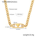 Jewelry wholesale Luxury Hollow Geometric Zircon Heart Moon Star Lighting Jewelry Set